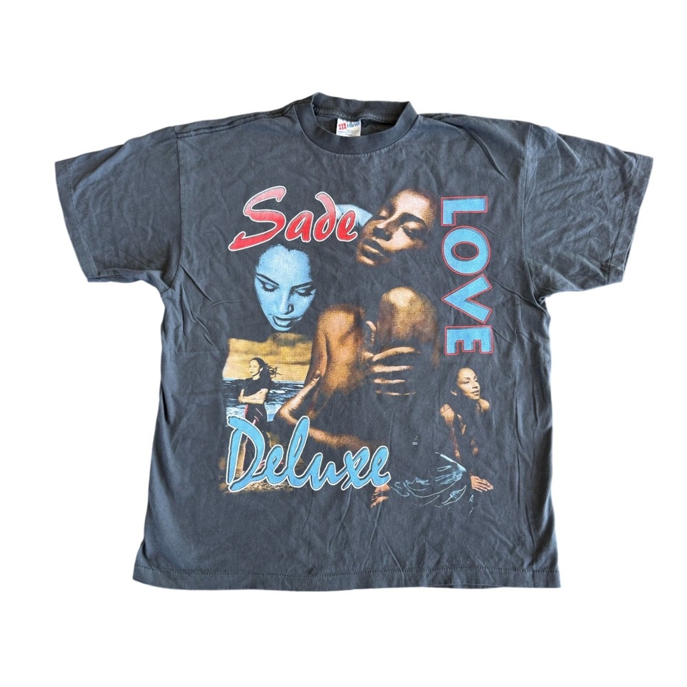 Vintage Sade Love Deluxe Kiss Of Life Single Stitch T-Shirt Sz XL REPRINT